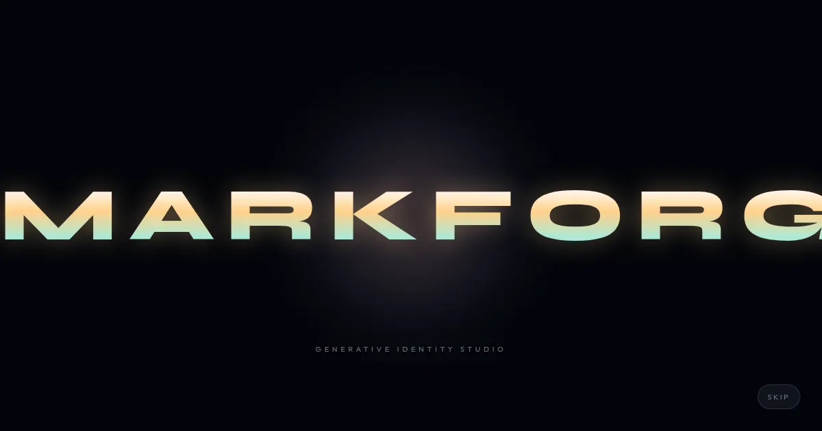 Screenshot of markforge