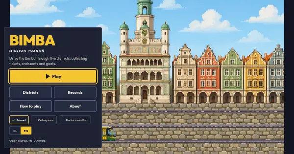 Screenshot of bimba misja poznan