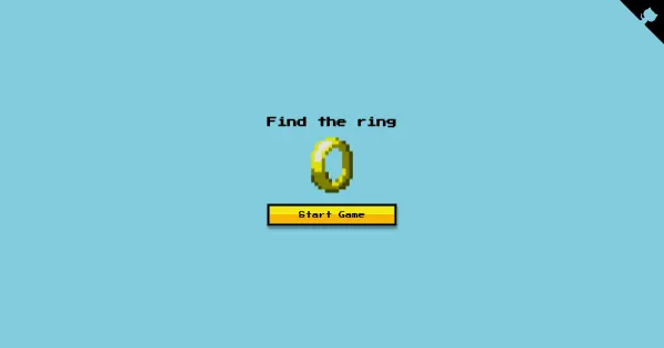 Screenshot of find the ring