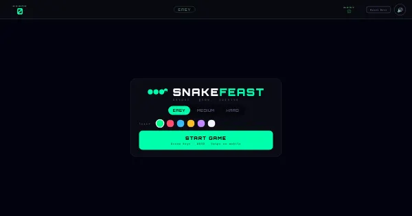 Screenshot of Snake Feast