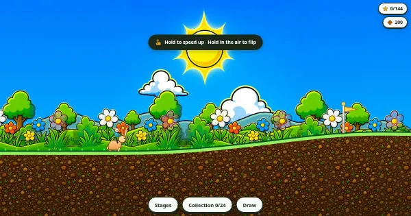 Screenshot of animal rider
