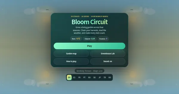 Screenshot of bloom circuit