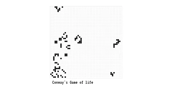Screenshot of game of life