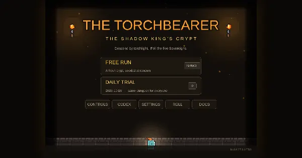 Screenshot of the torchbearer