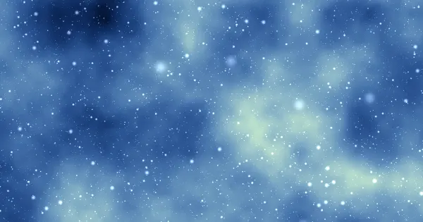 Screenshot of snow fall effect three js