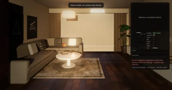 Screenshot of shadow room