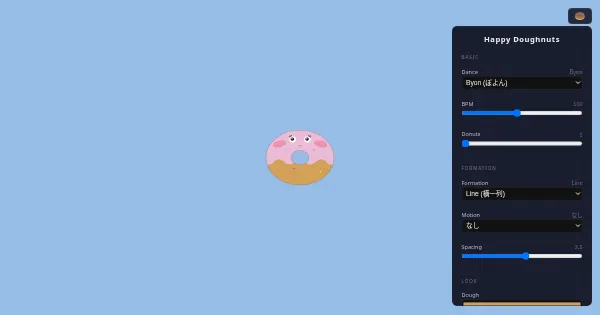 Screenshot of Happy Doughnuts