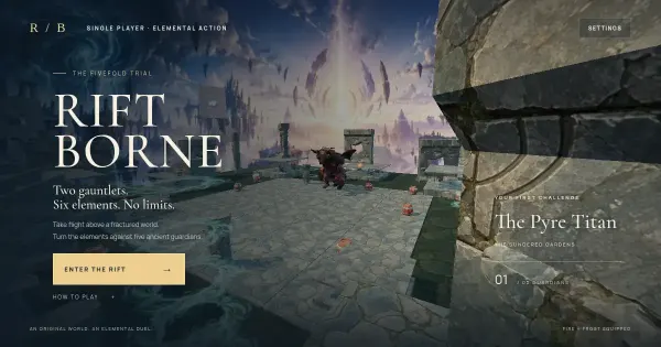 Screenshot of riftborne