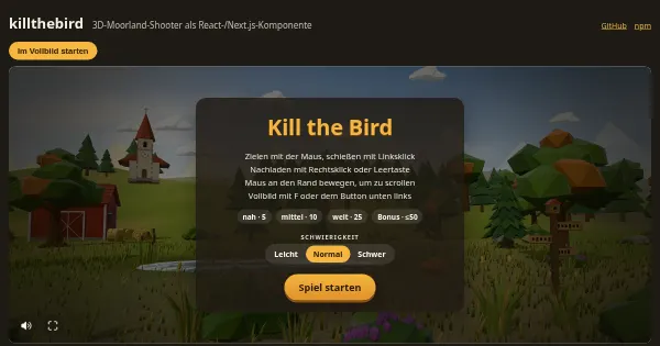 Screenshot of killthebird
