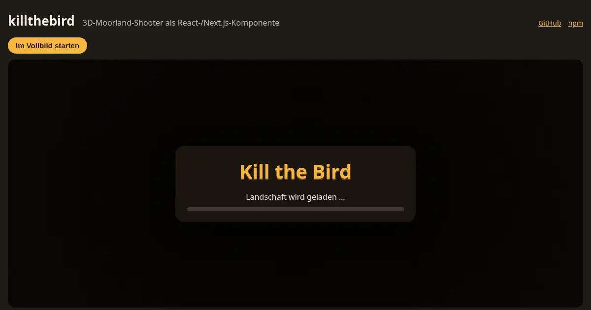 Screenshot of killthebird