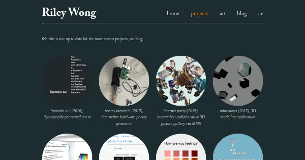 Screenshot of rpi poetry generator
