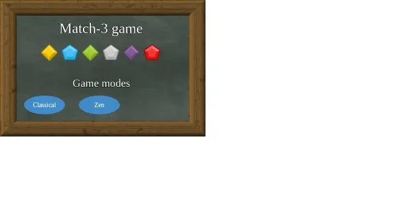 Screenshot of match3GameP5js