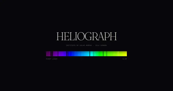 Screenshot of heliograph