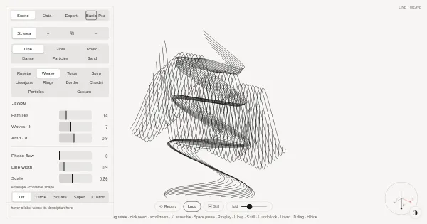 Screenshot of guilloche