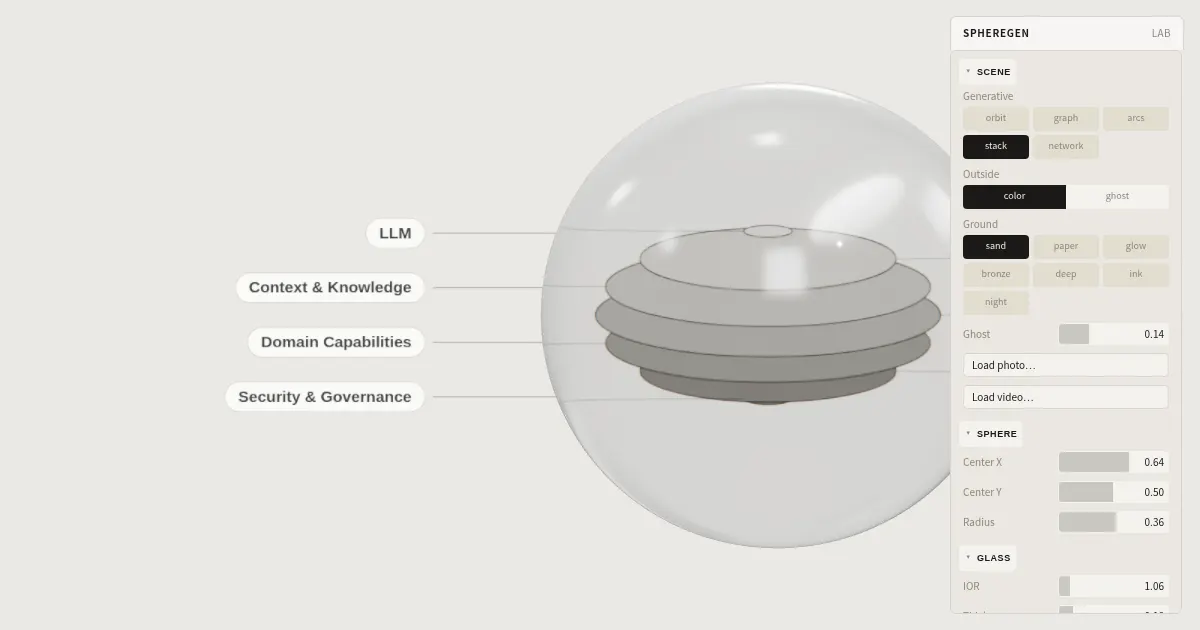 Screenshot of spheregen