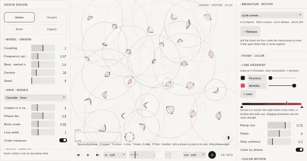 Screenshot of unison
