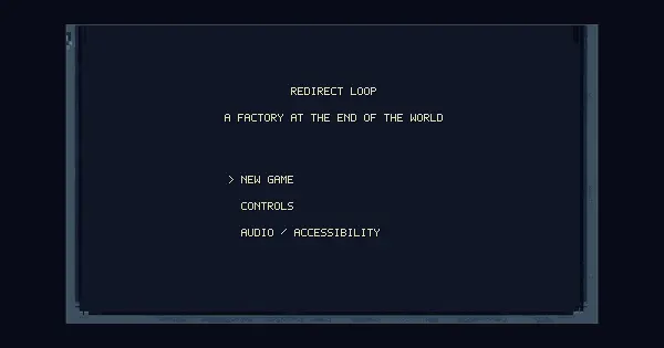 Screenshot of redirect loop