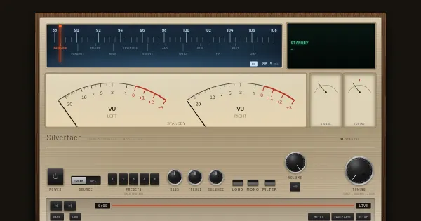 Screenshot of silverface