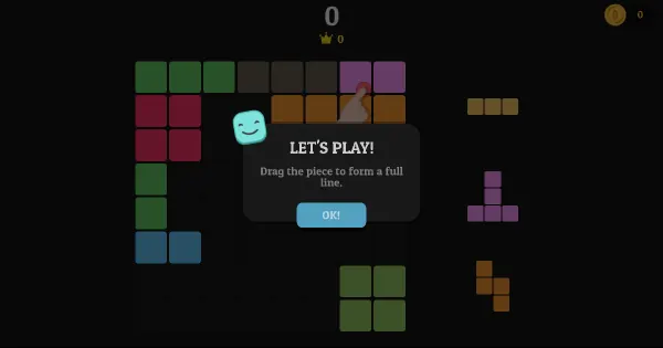 Screenshot of fill the square