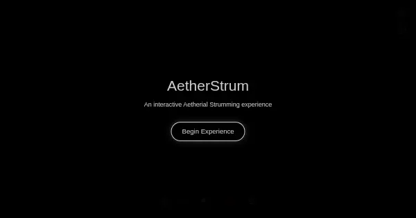 Screenshot of AetherStrum