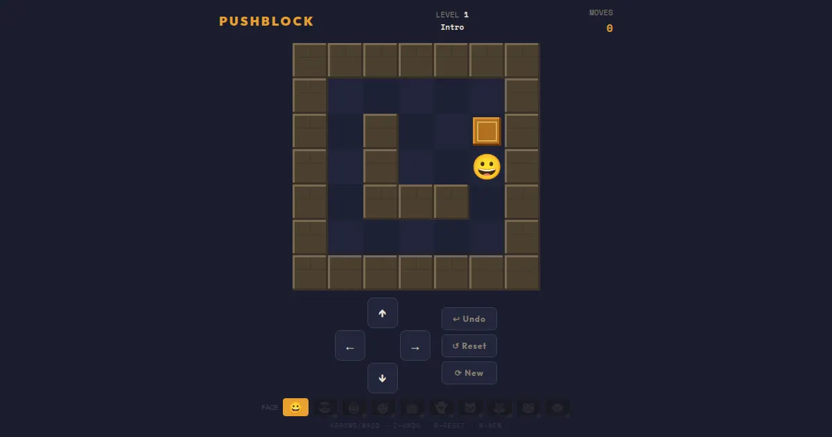 Screenshot of push