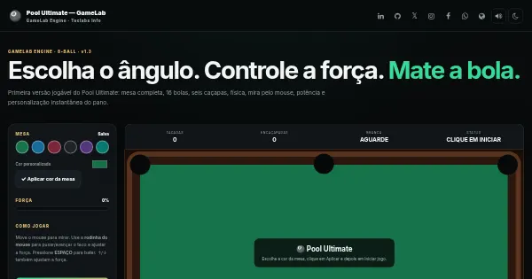 Screenshot of poolUltimate GameLab