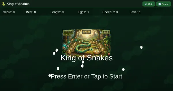 Screenshot of king of snakes