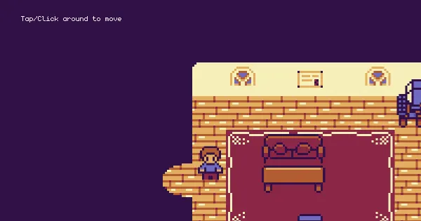 Screenshot of 2D game portfolio website