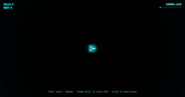 Screenshot of chronoslash game js13k
