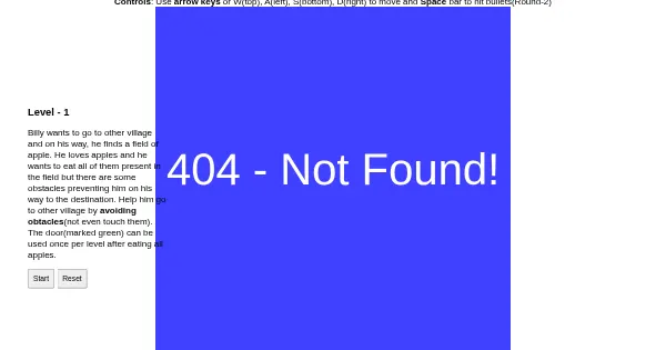 Screenshot of js13k 2020