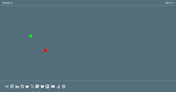 Screenshot of material snake