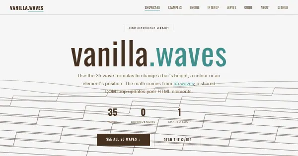Screenshot of vanilla.waves