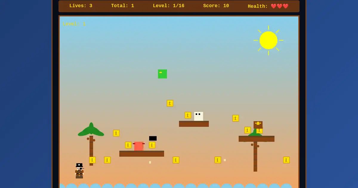 Screenshot of PirateRetroGame