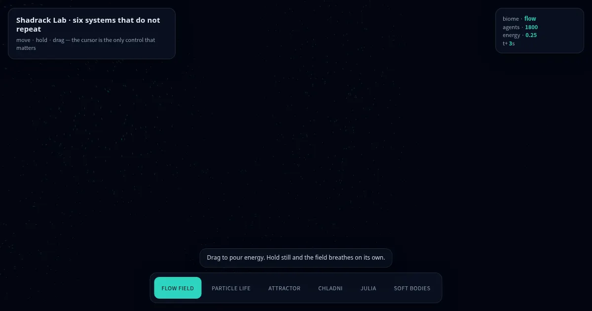 Screenshot of playground