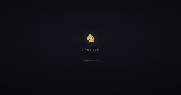 Screenshot of chess3d