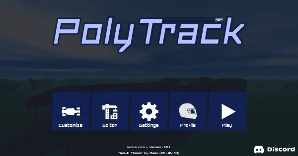 Screenshot of polytrack
