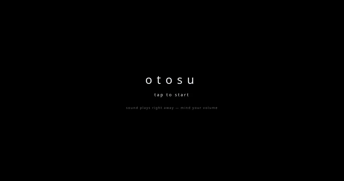 Screenshot of otosu