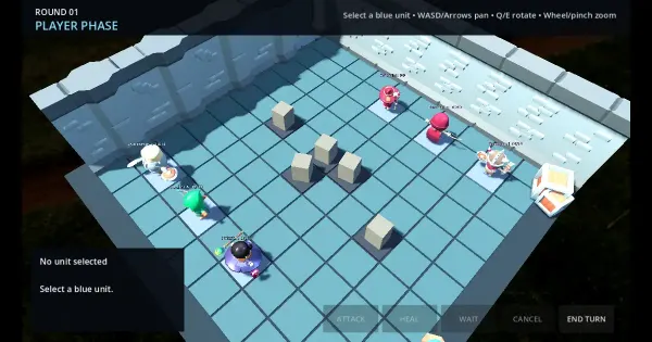 Screenshot of tactical slash