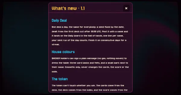Screenshot of kicker