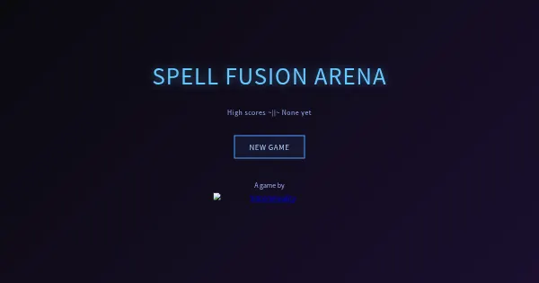 Screenshot of spell fusion arena