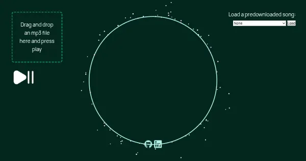 Screenshot of Music Visualizer