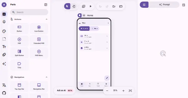 Screenshot of Material 3 Expressive Screen UI