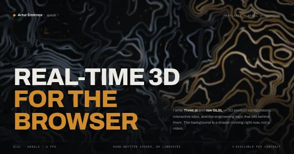 Screenshot of webgl