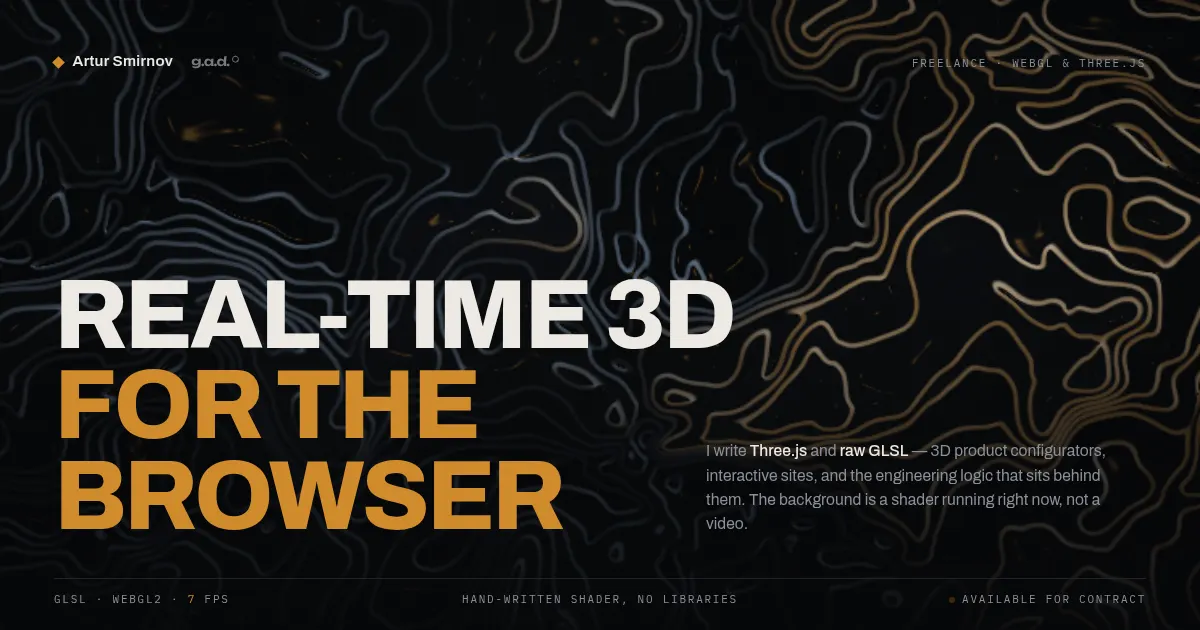 Screenshot of webgl