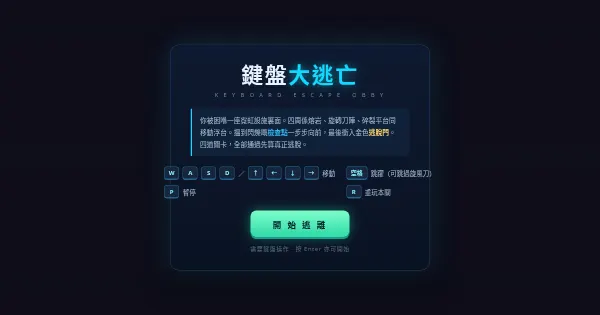 Screenshot of keyboard escape
