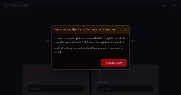 Screenshot of webwoelfe