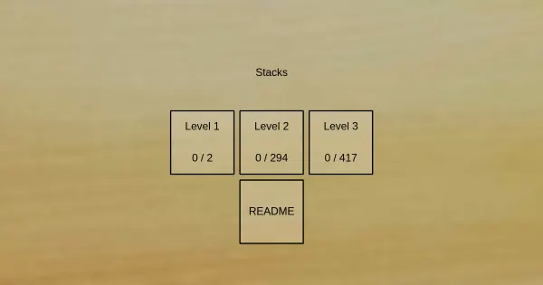 Screenshot of stacks