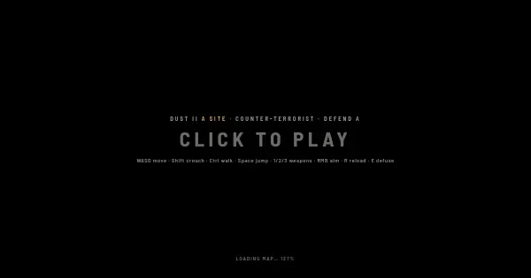 Screenshot of counter strike in browser