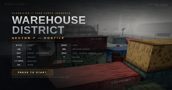 Screenshot of operation ironhold