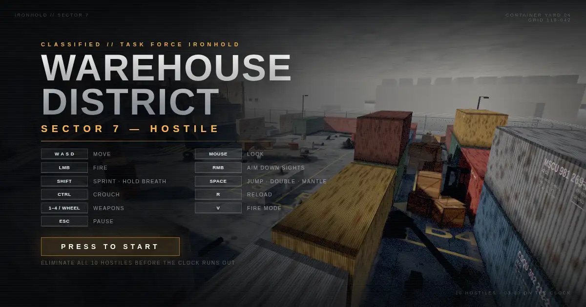 Screenshot of operation ironhold